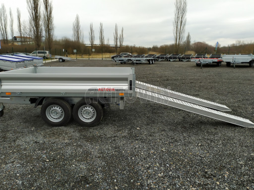 Sklápěcí přívěs KA 2,7T 2,60x1,52/0,35 ruč č.47