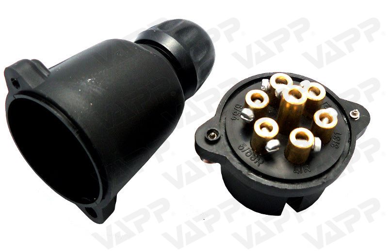 Zástrčka - vidlice 7 pól 12V plastová JAEGER č.2