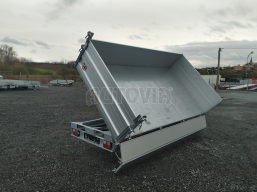 Třístranný sklápěč VER 3SKS 2,7T 3,35x1,76/0,60 nástavba v elektrice č.1