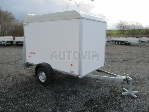 Skříňový vozík s laminátovým víkem ZV 27 N1 O 2,50x1,48/1,65