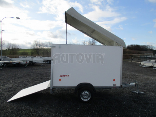 Skříňový vozík s laminátovým víkem ZV 27 N1 O 2,50x1,48/1,65