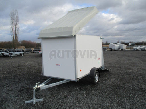 Skříňový vozík s laminátovým víkem ZV 27 N1 O 2,50x1,48/1,65