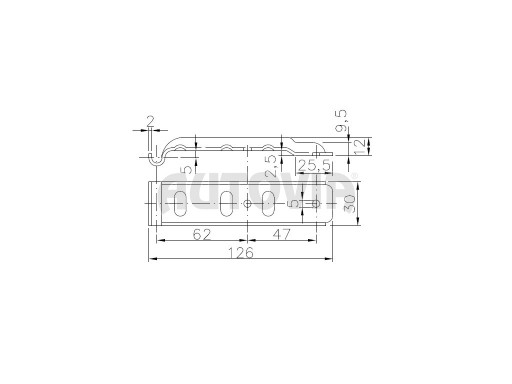 Závěr bočnic - protikus BVG 10-B vyhnutý č.2