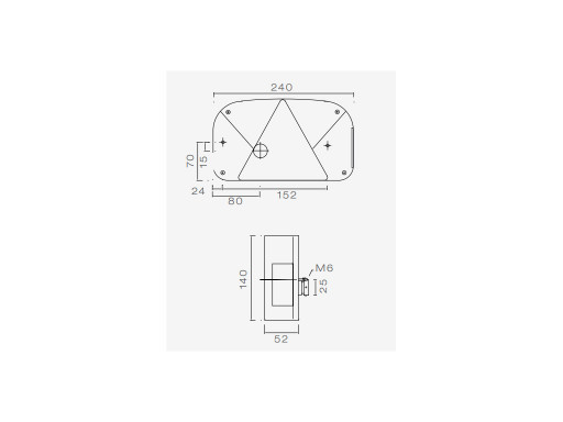 Svítilna Aspöck Multipoint II sdružená, L-BL/BR/KO/ML/RZ, baj5 č.3