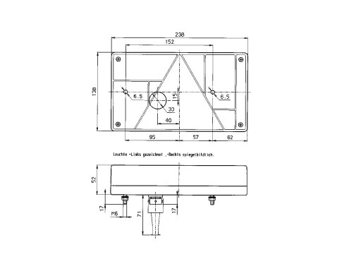 Svítilna Jokon 595 sdružená, P-BL/BR/KO/CO/RZ, baj5 č.2