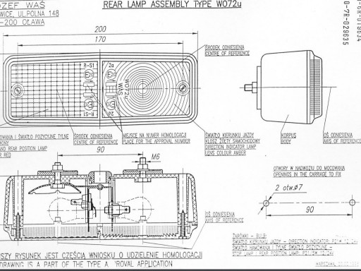 Svítilna sdružená FT 7, L/P-BL/BR/KO č.2