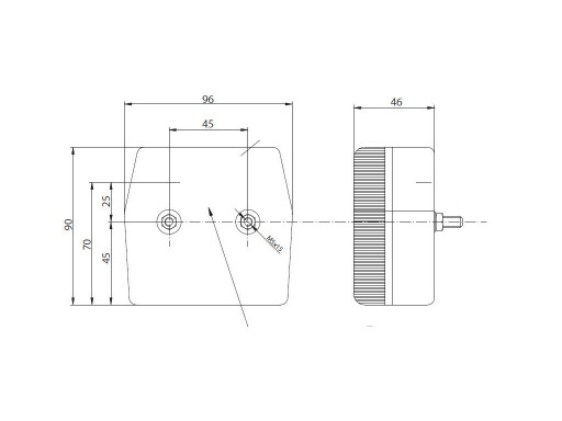 Svítilna sdružená VZ, NP L/P-BL/BR/KO/RZ č.2