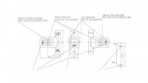 Svítilna doplňková obrysová LED WAS W62/286, 12-24V, 84 mm č.4