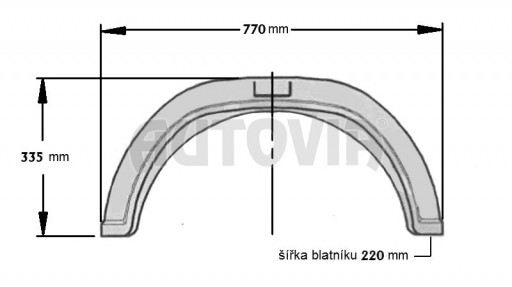 Blatník plastový AL-KO 14