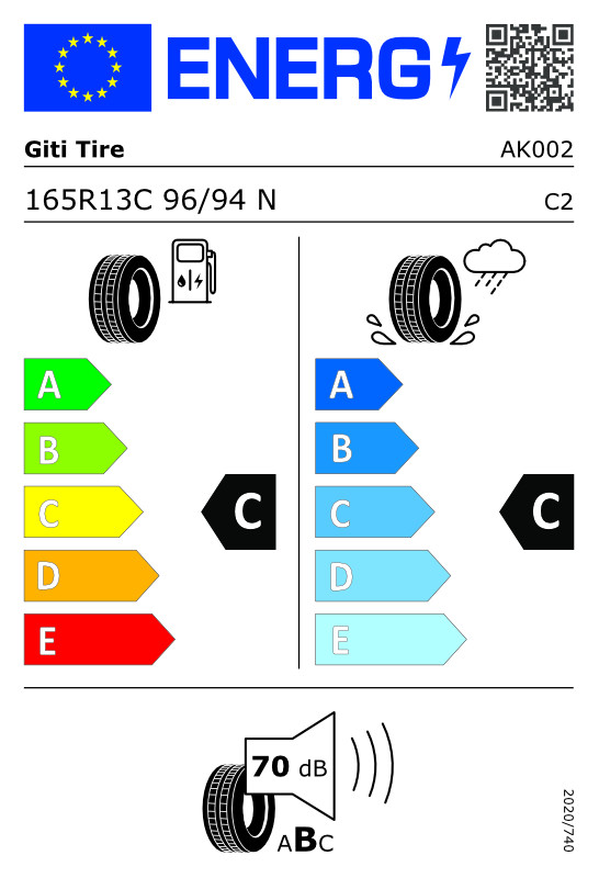 Kolo 165 R13 C 96N, Kargomax ST-6000 M+S, 4,5J, ET30, 112x5 č.2