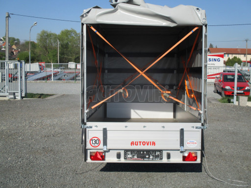 Valník s plachtou ZV 31 ALU N1 3,00x1,55/1,83