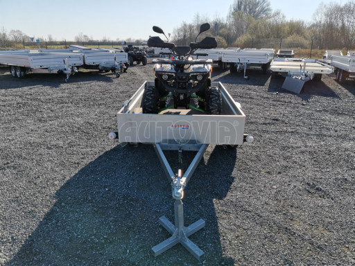 Sklopný přívěsný vozík za osobní auto HD 27 skl 2,06x1,25/0,30 č.18