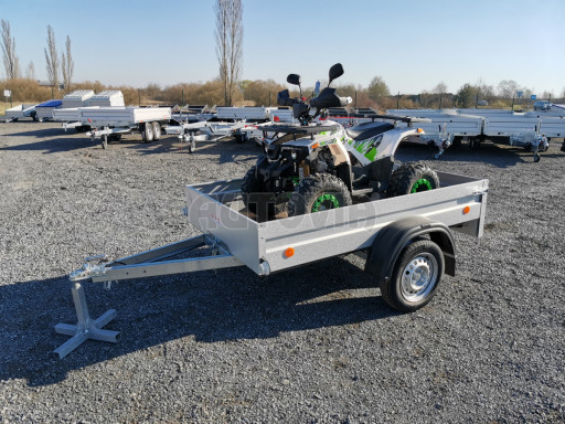 Sklopný přívěsný vozík za osobní auto HD 27 skl 2,06x1,25/0,30 č.19