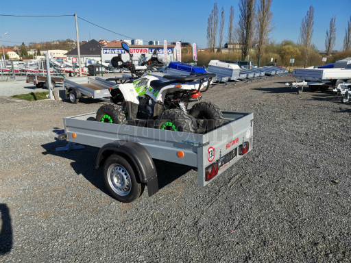 Sklopný přívěsný vozík za osobní auto HD 27 skl 2,06x1,25/0,30 č.21