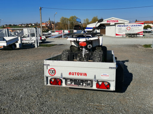 Sklopný přívěsný vozík za osobní auto HD 27 skl 2,06x1,25/0,30 č.22