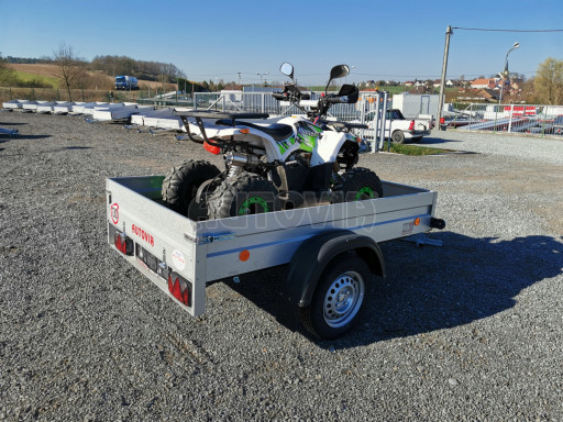 Sklopný přívěsný vozík za osobní auto HD 27 skl 2,06x1,25/0,30 č.23