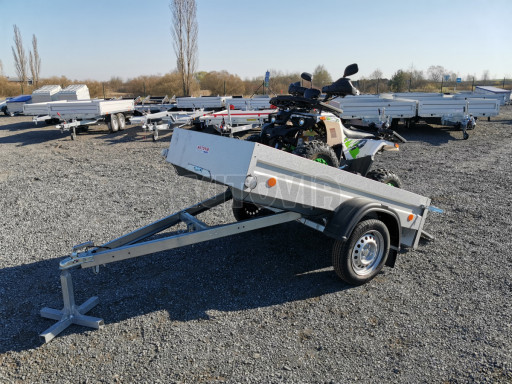 Sklopný přívěsný vozík za osobní auto HD 27 skl 2,06x1,25/0,30 č.27
