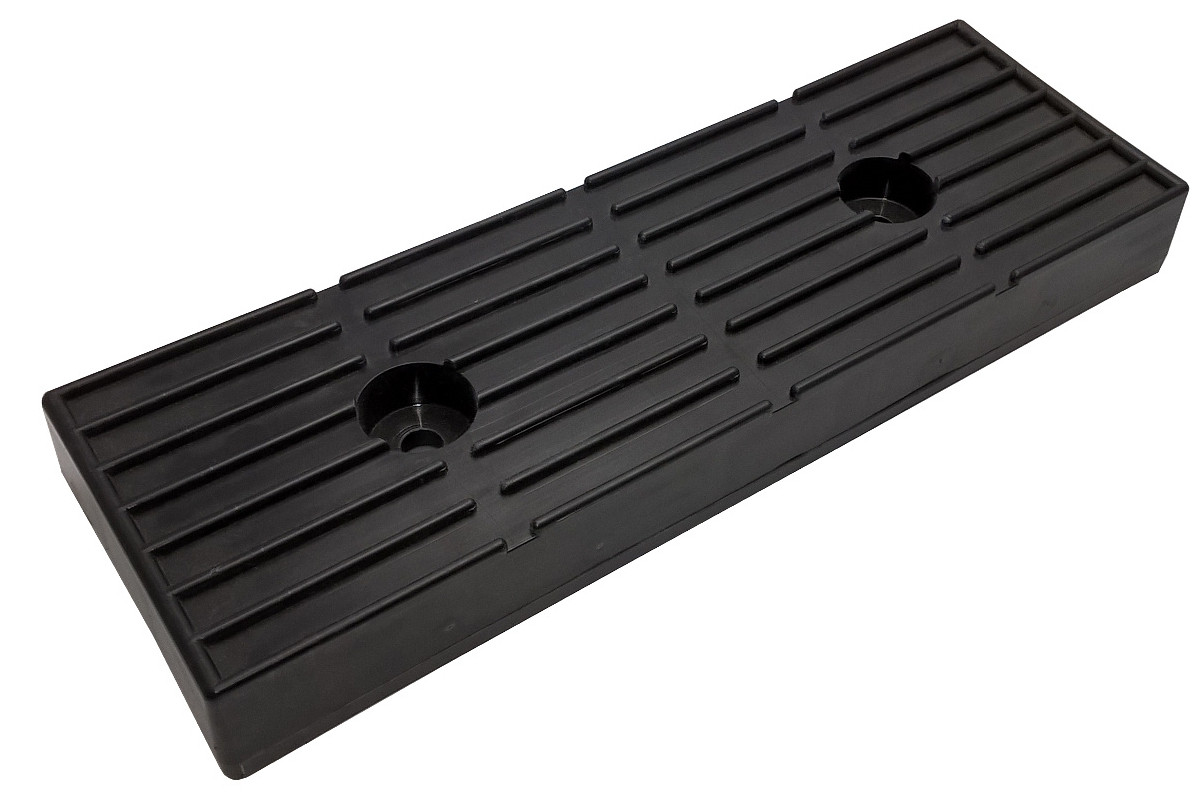 Pás DOMAR profi 300 x 100 mm PE na trupovou opěru černý č.1