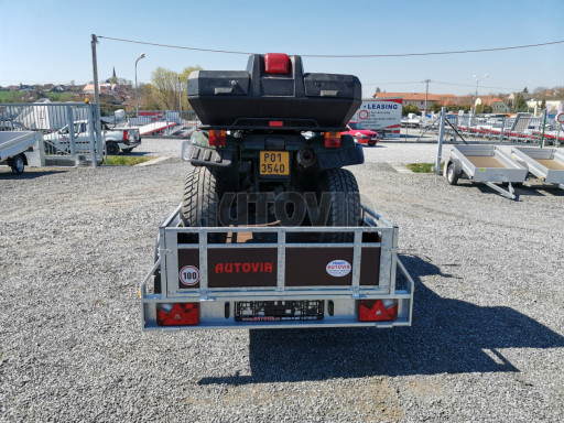 Nebrzděný sklopný přívěs - PZ LPA 750kg 2,50/1,27/0,30* č.23