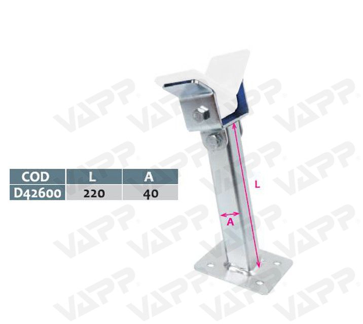 Držák příďového dorazu 41200 DOMAR délka 220 mm č.2