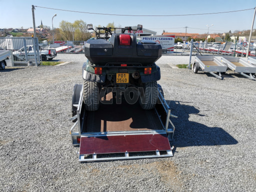 Nebrzděný sklopný přívěs - PZ LPA 750kg 2,50/1,27/0,30* č.29
