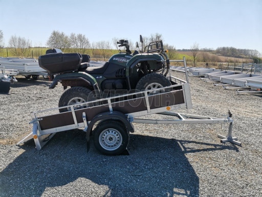 Nebrzděný sklopný přívěs - PZ LPA 750kg 2,50/1,27/0,30* č.3