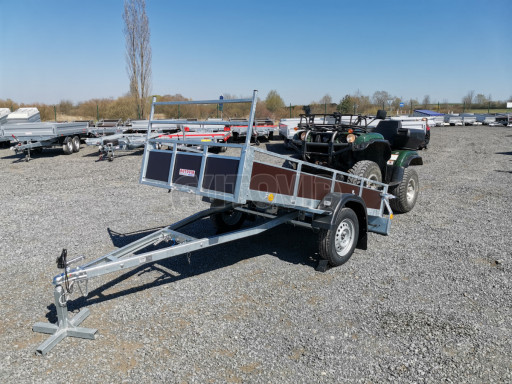 Nebrzděný sklopný přívěs - PZ LPA 750kg 2,50/1,27/0,30* č.31