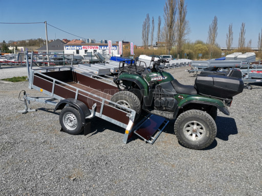 Nebrzděný sklopný přívěs - PZ LPA 750kg 2,50/1,27/0,30* č.34