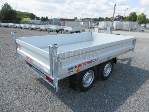 Sklápěcí přívěs VER SK 2,7T 2,65x1,55/0,30 ruč č.10