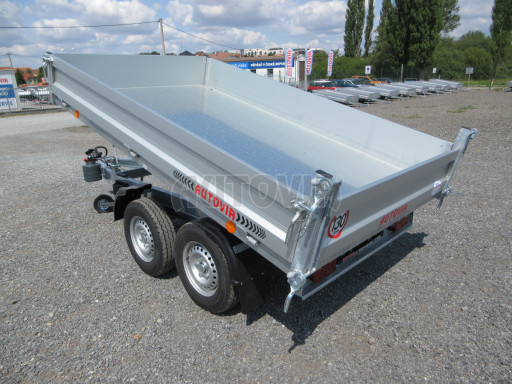 Sklápěcí přívěs VER SK 2,7T 2,65x1,55/0,30 ruč č.2