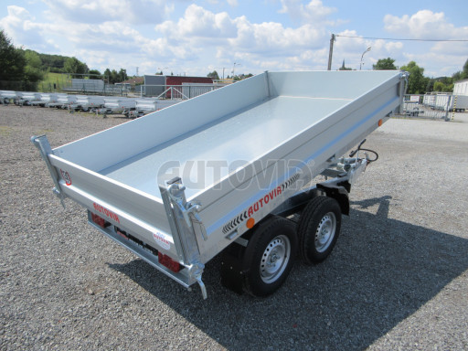 Sklápěcí přívěs VER SK 2,7T 2,65x1,55/0,30 ruč č.16