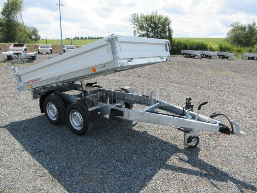 Sklápěcí přívěs VER SK 2,7T 2,65x1,55/0,30 ruč č.18