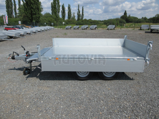 Sklápěcí přívěs VER SK 2,7T 2,65x1,55/0,30 ruč č.19