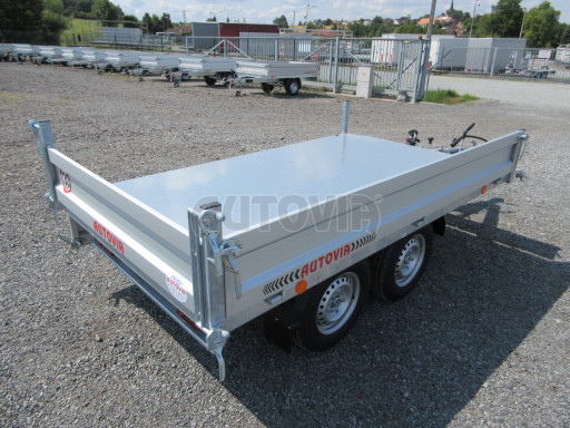 Sklápěcí přívěs VER SK 2,7T 2,65x1,55/0,30 ruč č.22