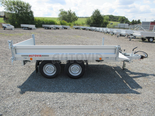 Sklápěcí přívěs VER SK 2,7T 2,65x1,55/0,30 ruč č.23