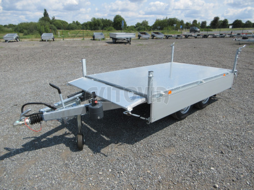 Sklápěcí přívěs VER SK 2,7T 2,65x1,55/0,30 ruč č.25