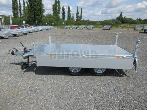 Sklápěcí přívěs VER SK 2,7T 2,65x1,55/0,30 ruč č.26