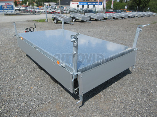 Sklápěcí přívěs VER SK 2,7T 2,65x1,55/0,30 ruč č.27