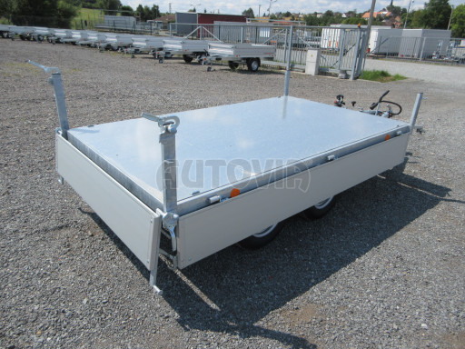 Sklápěcí přívěs VER SK 2,7T 2,65x1,55/0,30 ruč č.29