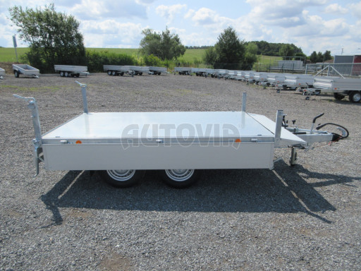 Sklápěcí přívěs VER SK 2,7T 2,65x1,55/0,30 ruč č.30