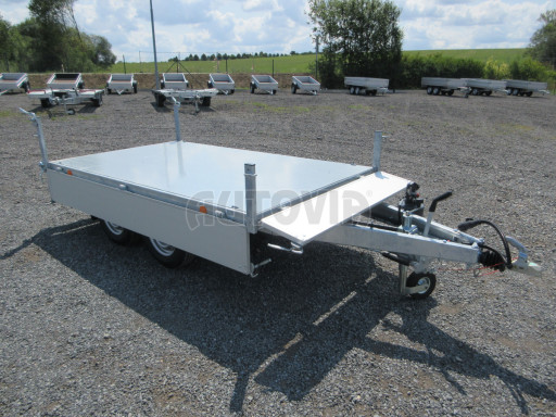 Sklápěcí přívěs VER SK 2,7T 2,65x1,55/0,30 ruč č.31