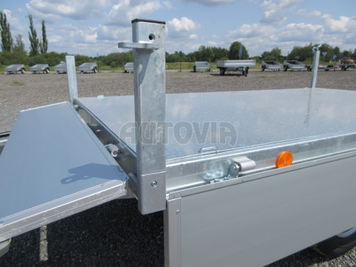 Sklápěcí přívěs VER SK 2,7T 2,65x1,55/0,30 ruč č.32