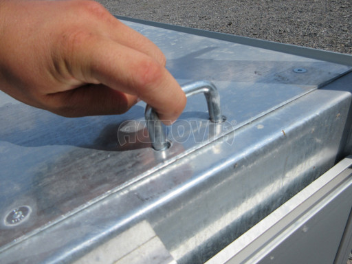 Sklápěcí přívěs VER SK 2,7T 2,65x1,55/0,30 ruč č.33