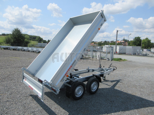 Sklápěcí přívěs VER SK 2,7T 2,65x1,55/0,30 ruč č.35
