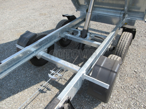 Sklápěcí přívěs VER SK 2,7T 2,65x1,55/0,30 ruč č.37