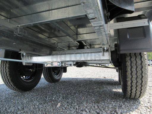 Sklápěcí přívěs VER SK 2,7T 2,65x1,55/0,30 ruč č.38