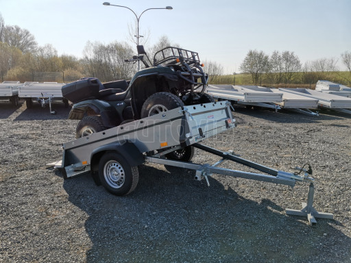 Nebrzděný sklopný přívěsný vozík SPC 750kg 2,15x1,31/0,35* č.24