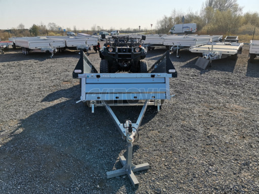 Nebrzděný sklopný přívěsný vozík SPC 750kg 2,15x1,31/0,35* č.25