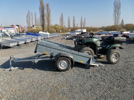 Nebrzděný sklopný přívěsný vozík SPC 750kg 2,15x1,31/0,35* č.29