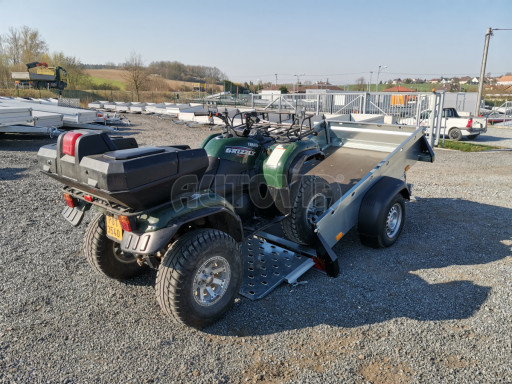 Nebrzděný sklopný přívěsný vozík SPC 750kg 2,15x1,31/0,35* č.32